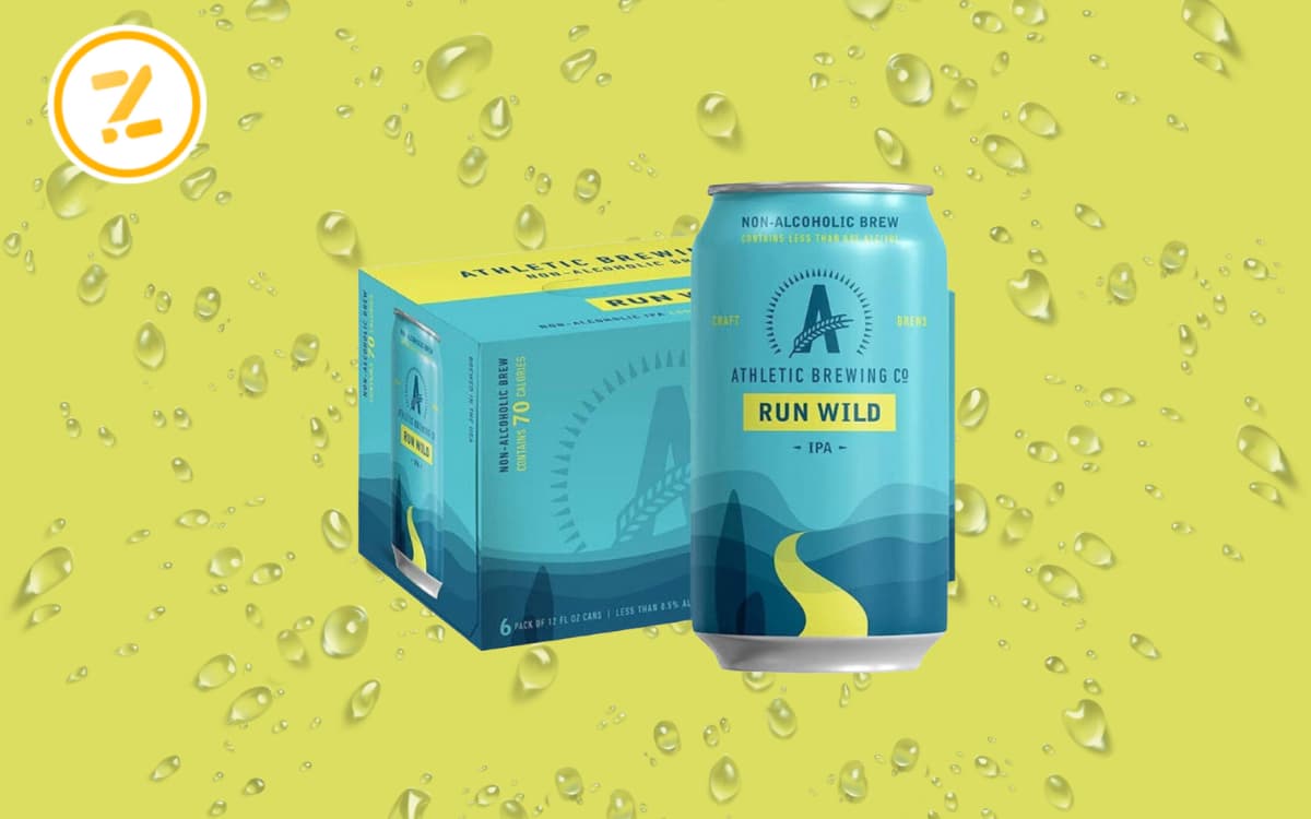 athletic brewing run wild IPA can and box